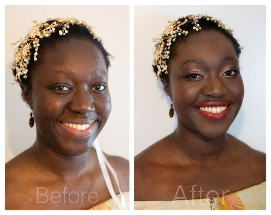 bridesmaid hair and makeup